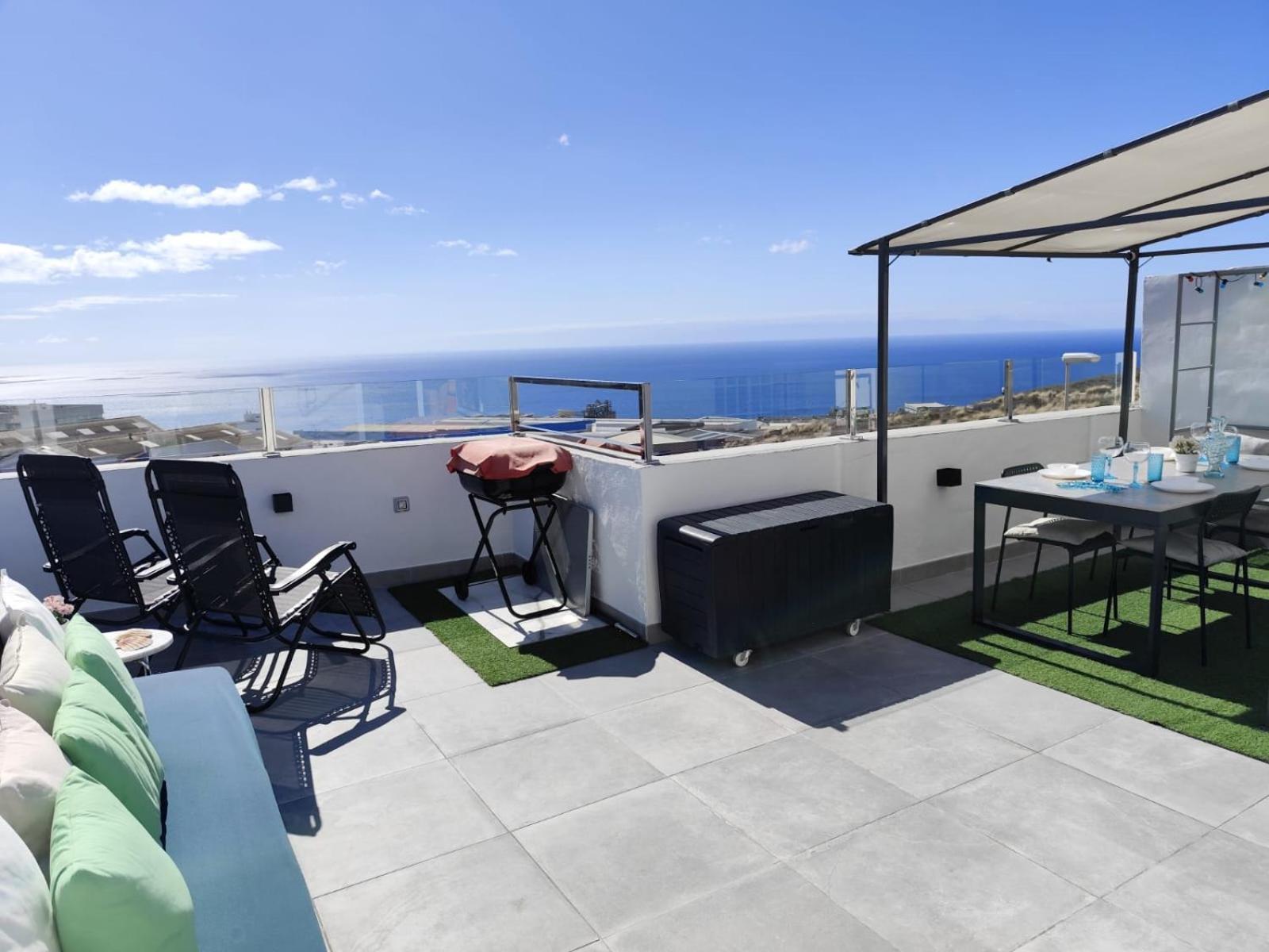 サンタクルスデテネリフェAtico Micaela. Terraza Y Vistasアパートメント エクステリア 写真